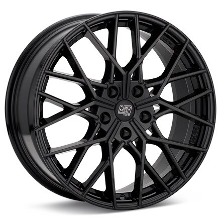 MSW Type 74 Gloss Black Painted Wheels 19 In 19x8 +29 W19351001TC5