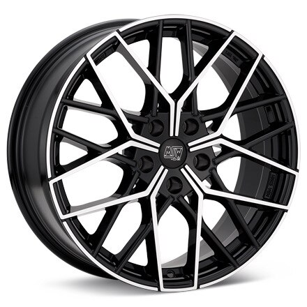 MSW Type 74 Machined w/Gloss Black Accent Wheels 19 In 19x8 +45 W19351500T56