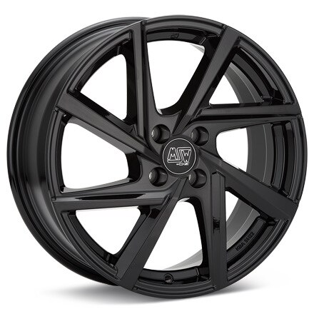 MSW Type 80 4-Lug Gloss Black Painted Wheels 17 In 17x7 +42 W19382501TC5