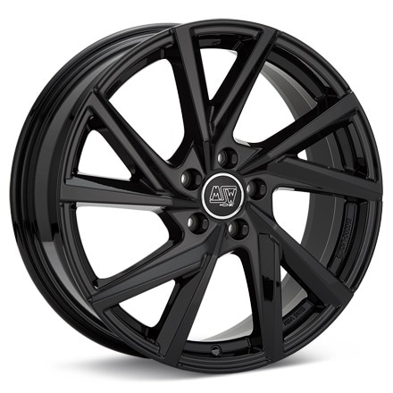 MSW Type 80 5-Lug Gloss Black Painted Wheels 19 In 19x7.5 47.5 W19380002TC5