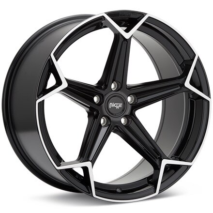 Niche Road Wheels Arrow Machined W/Gloss Black Accent Wheels 20 In 20x10.5 +35 M259200521+35