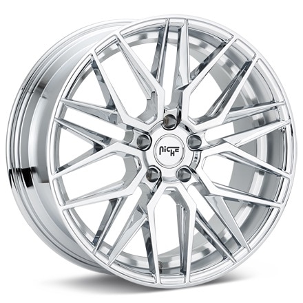 Niche Road Wheels Gamma Chrome Plated Wheels 18 In 18x8 +40 M249188065+40