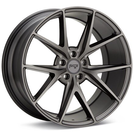 Niche Road Wheels Misano Matte Gunmetal Wheels 18 In 18x8 +40 M116188065+40