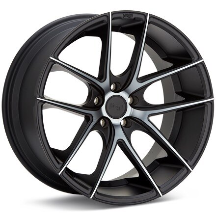 Niche Road Wheels Targa Black Machined w/Dark Tint Wheels 19 In 19x8.5 +42 M130198533+42