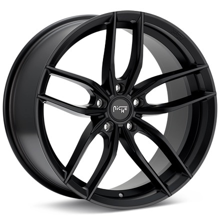 Niche Road Wheels Vosso Black Wheels 19 In 19x8.5 +25 M203198544+25