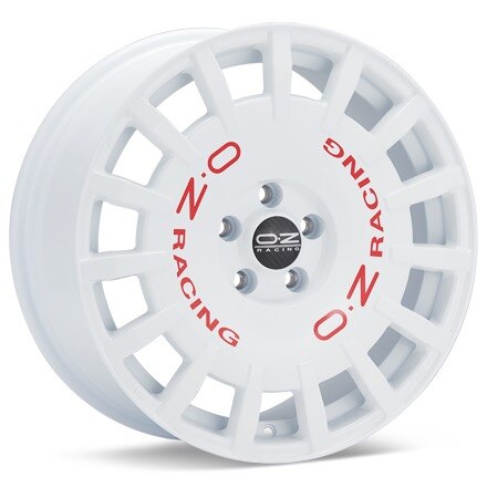 O.Z. Rally Racing White Painted Wheels 18 In 18x8 45 W01A1220233