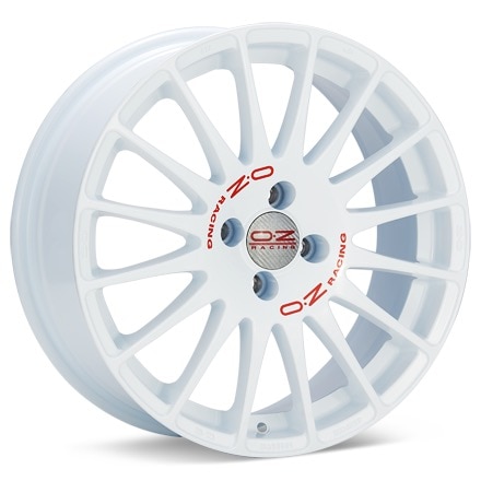O.Z. Superturismo WRC White Painted Wheels 17 In 17x7 40 W01672250W33