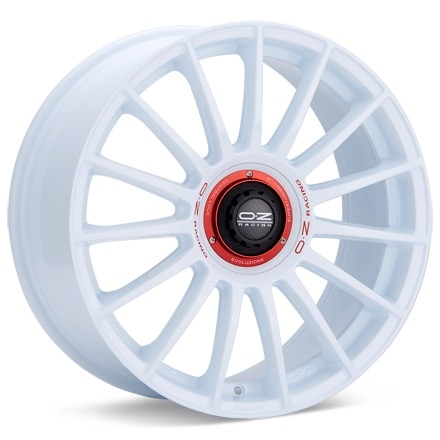 O.Z. Superturismo EVO WRC White Painted Wheels 19 In 19x8.5 +45 W01852200EW33