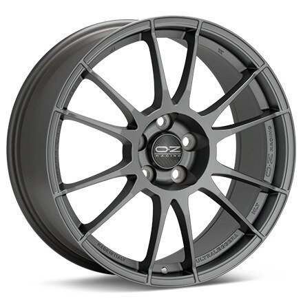 O.Z. Ultraleggera HLT Matte Graphite Silver Wheels 19 In 19x8 45 W01713202A22