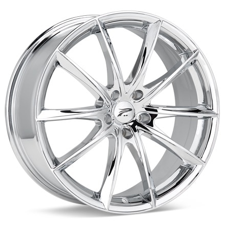 Platinum Flux Chrome Plated Wheels 18 In 18x8 40 435-8866C+40