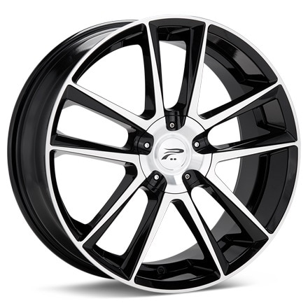 Platinum Gemini Machined W/Black Accent Wheels 17 In 17x7.5 40 436-7701U+40