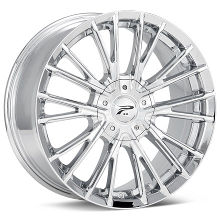 Platinum Genesis Chrome Plated Wheels 18 In 18x8 +40 437-8814C+40