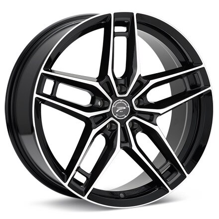 Platinum Lotus Machined w/Gloss Black Accent Wheels 17 In 17x8 +40 464-7831U+40
