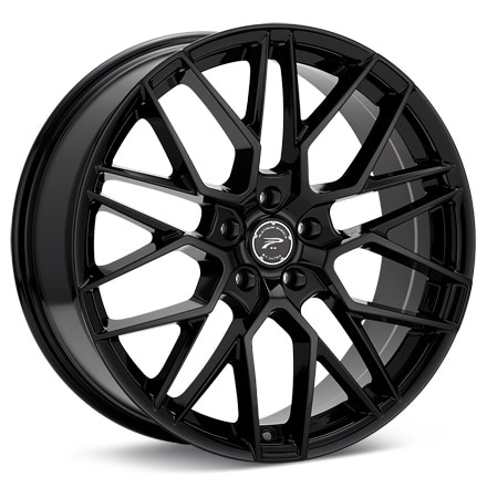 Platinum Retribution Gloss Black Painted Wheels 20 In 20x8.5 +40 459-2812BK+40