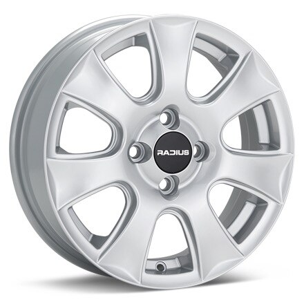 RADIUS W061 Silver Wheels 15 In 15x4 35 W061540410035S