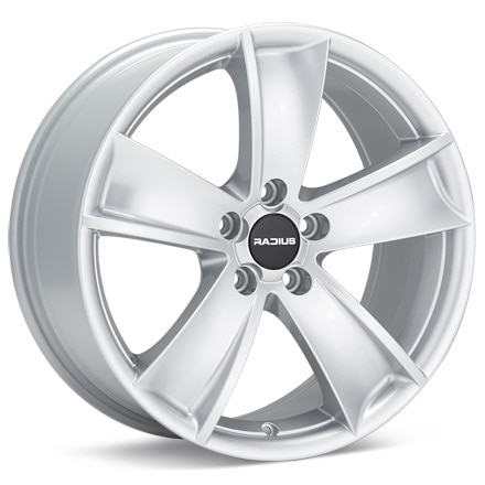 RADIUS W061 Silver Painted Wheels 15 In 15×4 35 W061540410035S