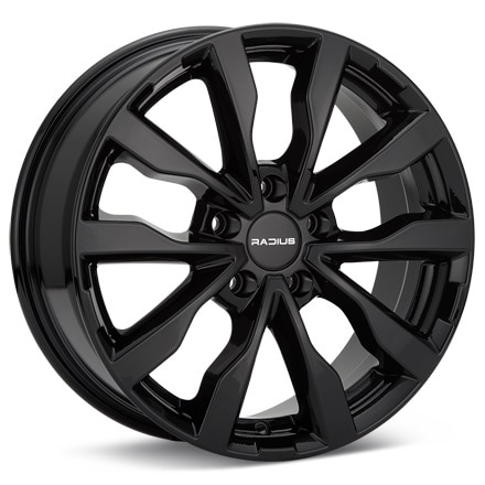 RADIUS WI15 Gloss Black Wheels 20 In 20x8 +41 WI15280511241B