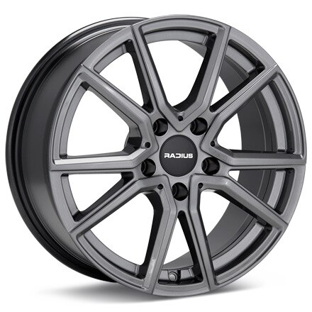 RADIUS WI16 Titanium Gunmetal Wheels 16 In 16x6.5 48 WI16665510048TG