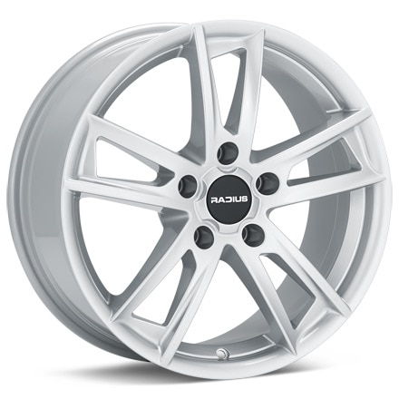 RADIUS WI22 Silver Painted Wheels 17 In 17x7.5 48 WI22775510848S