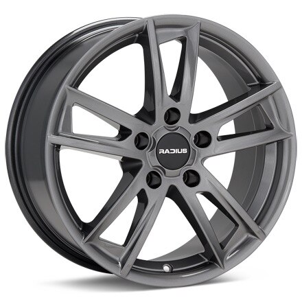 RADIUS WI22 Titanium Gunmetal Wheels 18 In 18x8.5 +40 WI228518405114TA0