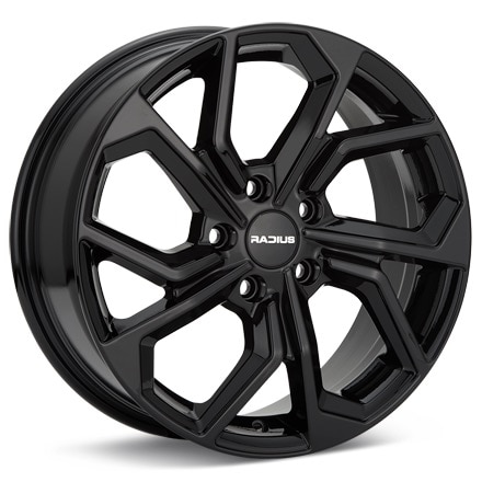 RADIUS WI23 Gloss Black Wheels 18 In 18x8 +45 WI23880511445B