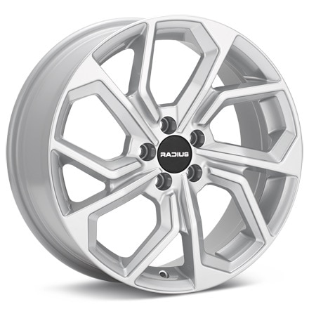 RADIUS WI23 Silver Painted Wheels 16 In 16x6.5 +48 WI23665510048S