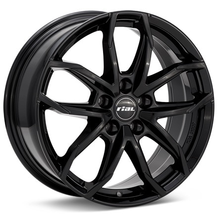 Rial Lucca Gloss Black Painted Wheels 16 In 16x6.5 +38 LUC65638B82-6