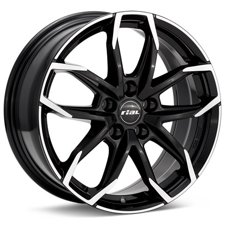 Rial Lucca Machined W/Black Accent Wheels 19 In 19x8 +40 LUC80940B73-1