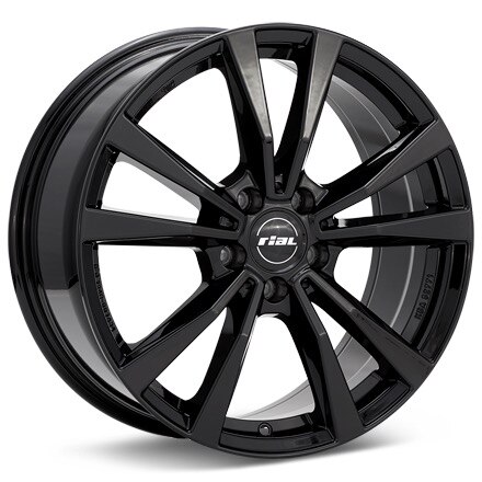 Rial M12 Gloss Black Painted Wheels 17 In 17x7.5 +40 M12-75740M12-6