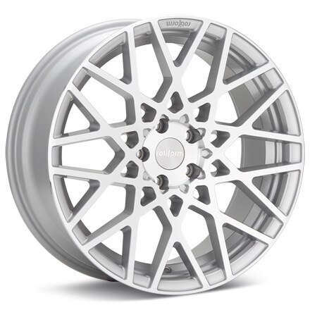 rotiform BLQ Silver Machined w/Clearcoat Wheels 19 In 19x8.5 +45 R1101985F8+45