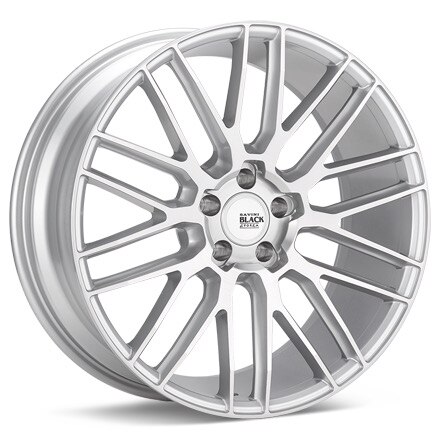 Savini Black di Forza BM13 Silver Machined w/Clearcoat Wheels 19 In 19x9.5 +45 BM1319095520R4579