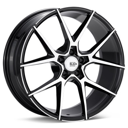 Savini Black Di Forza BM14 Machined W/Black Accent Wheels 21 In 21x10.5 45 BM1421105545M4579