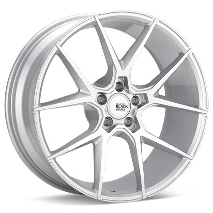 Savini Black di Forza BM14 Silver Machined w/Clearcoat Wheels 21 In 21x9 +40 BM1421090527R4079