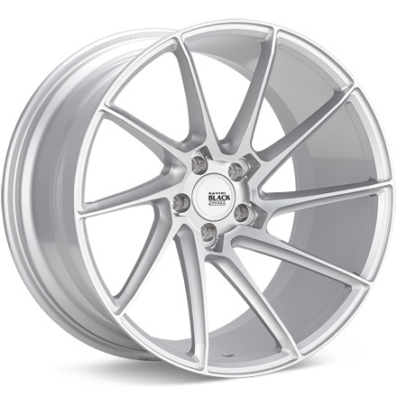 Savini Black di Forza BM15 Right Silver Machined w/Clearcoat Wheels 19 In 19x8.5 +32 B1519085512R3279R