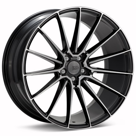 Savini Black Di Forza BM16 Double Dark Tint Wheels 19 In 19x9.5 +25 BM1619095520D2579