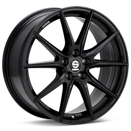 Sparco DRS Gloss Black Wheels 19 In 19x8 +27 W29092501C5