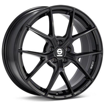 Sparco Podio Gloss Black Painted Wheels 18 In 18x8 +45 W29098002C5