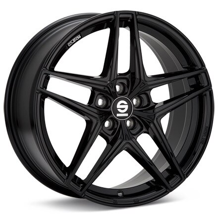 Sparco Record Gloss Black Painted Wheels 18 In 18x8 +50 W29094001C5