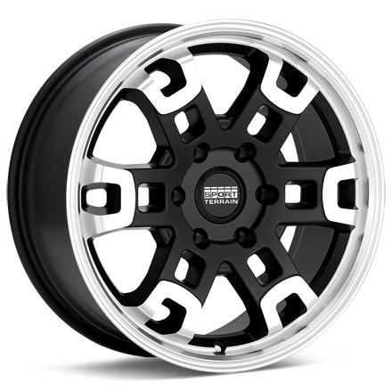 Sport Terrain Alpine Machined w/Black Accent Wheels 17 In 17x8 +20 MI1780613920BMF