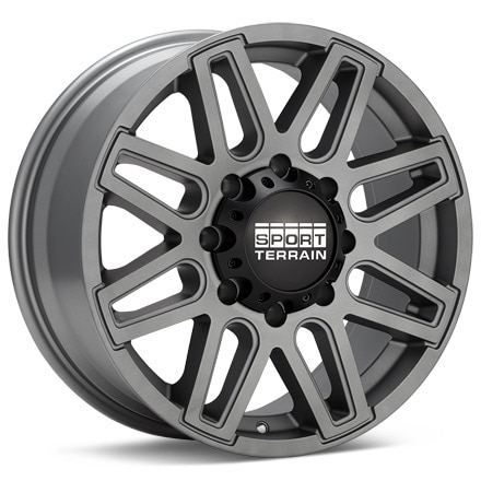 Sport Terrain Dune 8-lug Light Grey Painted Wheels 18 In 18x8 +25 MU1880817025LG