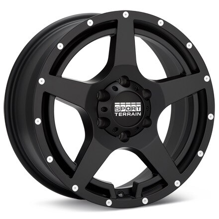 Sport Terrain Summit Black Painted Wheels 17 In 17x8 +45 MS1780512045MB