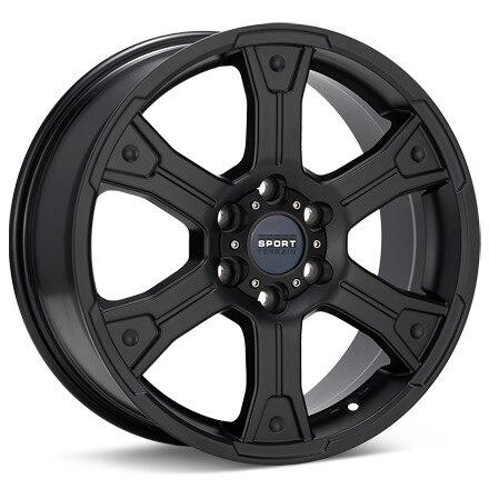 Sport Terrain TK7 Black Painted Wheels 17 In 17x8 45 TK77801SB