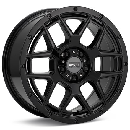 Sport Terrain TK9 Gloss Black Painted Wheels 17 In 17x8 +35 TK97808GB