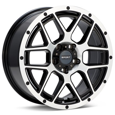 Sport Terrain TK9 Machined w/Black Accent Wheels 17 In 17x8 +45 TK97803BMF