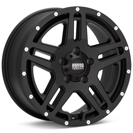 Sport Terrain Vista Black Painted Wheels 17 In 17x8 +45 MV1780512745MB