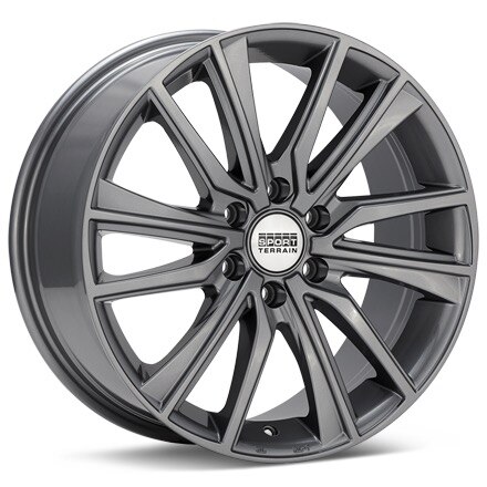 Sport Terrain XP1 Light Grey Painted Wheels 18 In 18x8 +45 XP188612045LG