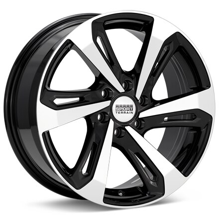 Sport Terrain XP2 Machined w/Black Accent Wheels 17 In 17x8 +45 XP278611545BMF