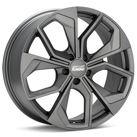 Sport Tuning AT2 Matte Grey Wheels 17 In 17x7.5 +45 AT2775511445LG