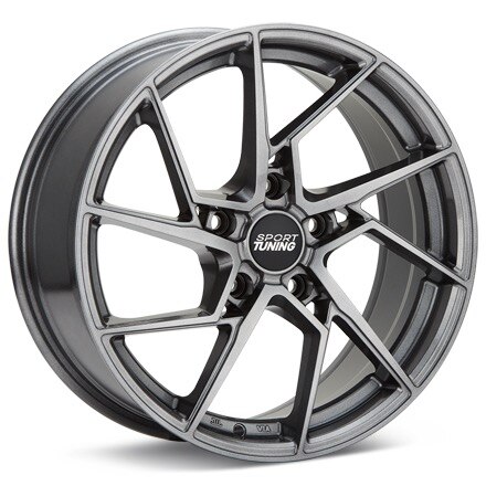 Sport Tuning ST7 Gloss Gunmetal Silver Painted Wheels 16 In 16x7.5 +38 ST7675385100GGMS