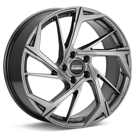 Sport Tuning ST8 Dark Silver Paint Wheels 17 In 17x7.5 +35 ST8775355114DS